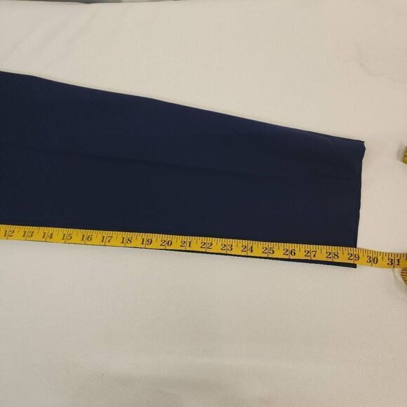 Calvin Klein Size 16 Boys' Flat Bi-Stretch Dress Pant, Straight Leg Fit, Belt Lo - Picture 5 of 7